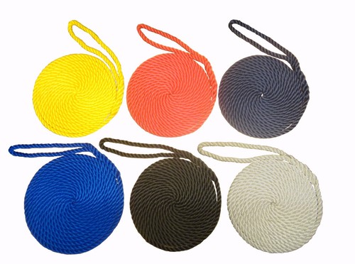 Spliced mooring ropes warps - mooring, ropes,