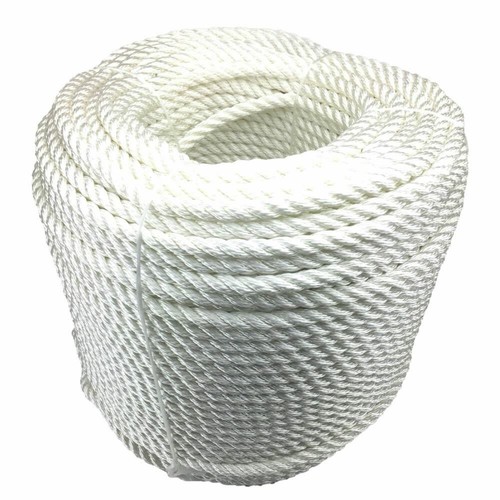 12mm white strand nylon - white,