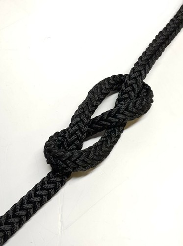 Black 12strand braided - black,