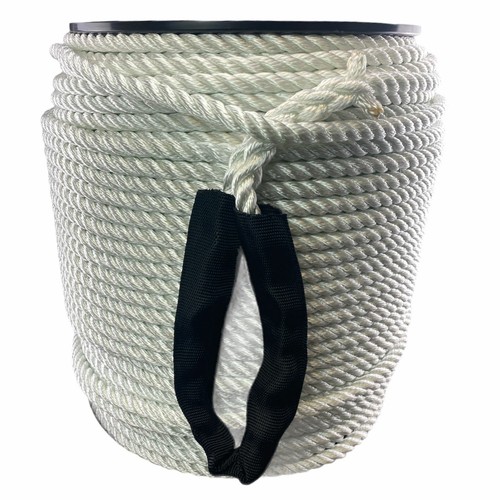 8mm white 3st nylon rope - white,