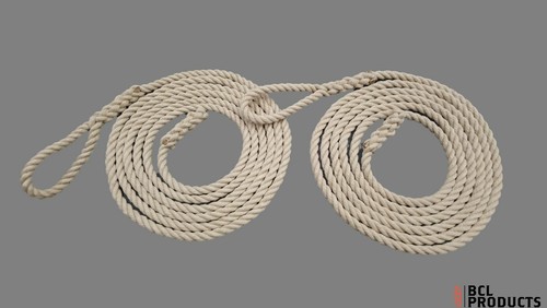 Narrow boat mooring ropes - x2,