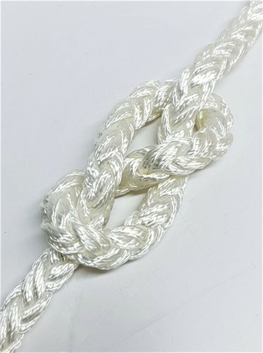 30mm 8strand white - 8strand, polyester